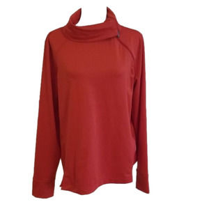 WOMEN'S J. Jill Fit longsleeved orange Pullover size large